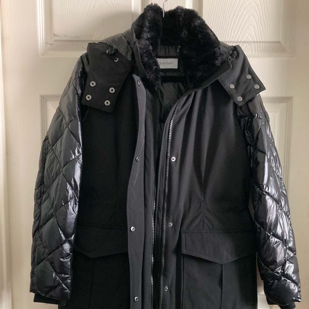 Calvin Klein Women's Zip Front
Polyfill Anorack Parka